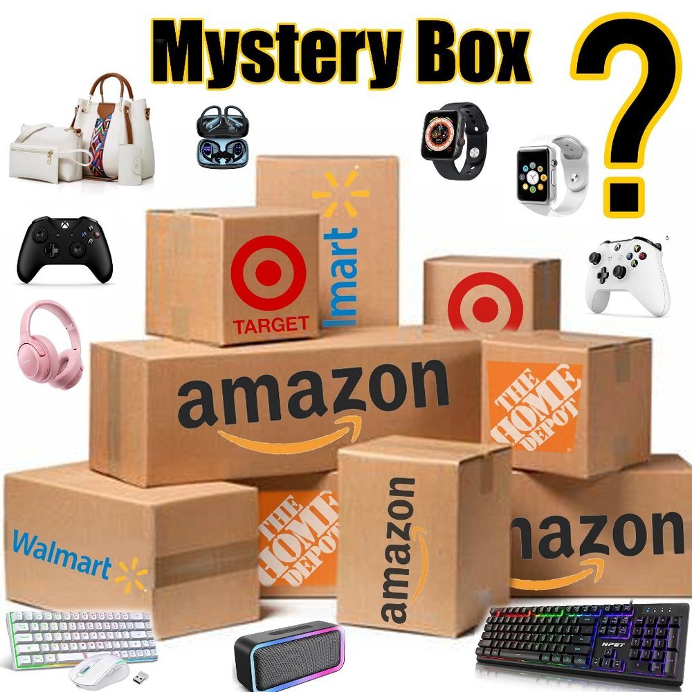 Wholesale - Mystery Box,  All Brand New, Returns, Overstock, shelf-Pulls -Resell